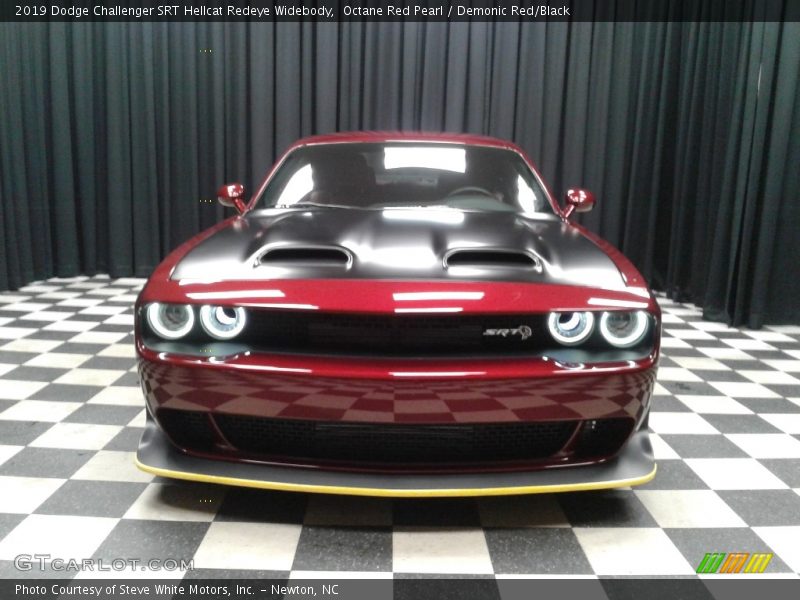Octane Red Pearl / Demonic Red/Black 2019 Dodge Challenger SRT Hellcat Redeye Widebody