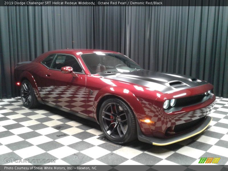 Octane Red Pearl / Demonic Red/Black 2019 Dodge Challenger SRT Hellcat Redeye Widebody