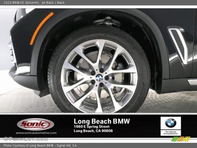 Jet Black / Black 2020 BMW X5 sDrive40i