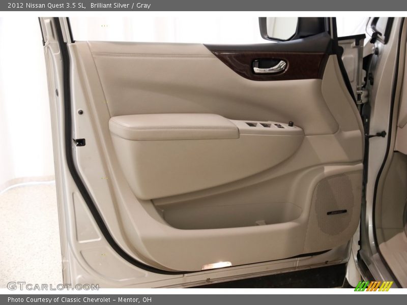 Brilliant Silver / Gray 2012 Nissan Quest 3.5 SL