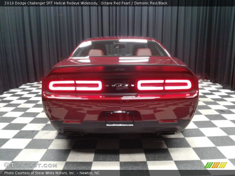 Octane Red Pearl / Demonic Red/Black 2019 Dodge Challenger SRT Hellcat Redeye Widebody