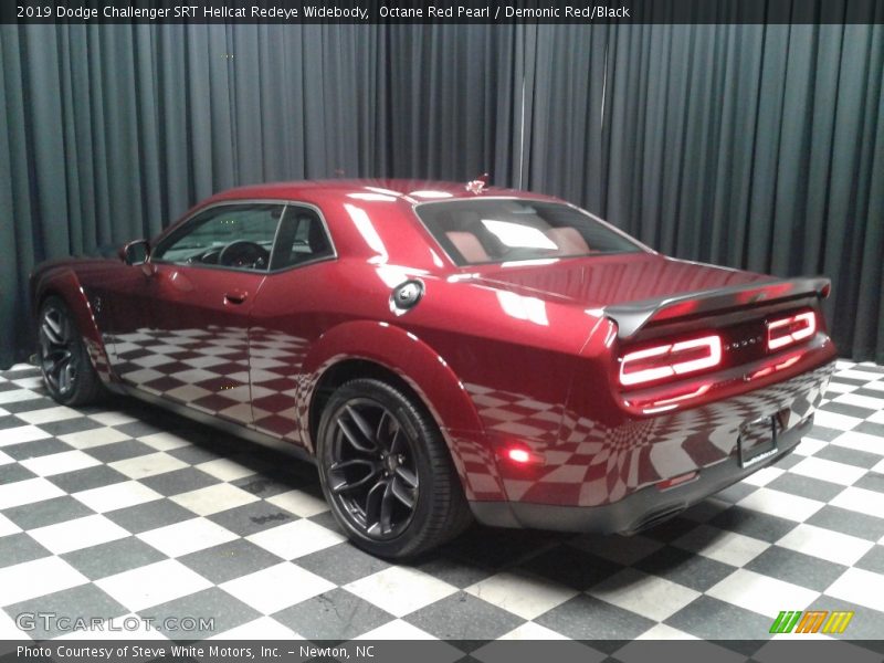 Octane Red Pearl / Demonic Red/Black 2019 Dodge Challenger SRT Hellcat Redeye Widebody