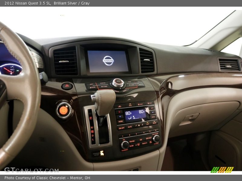 Brilliant Silver / Gray 2012 Nissan Quest 3.5 SL