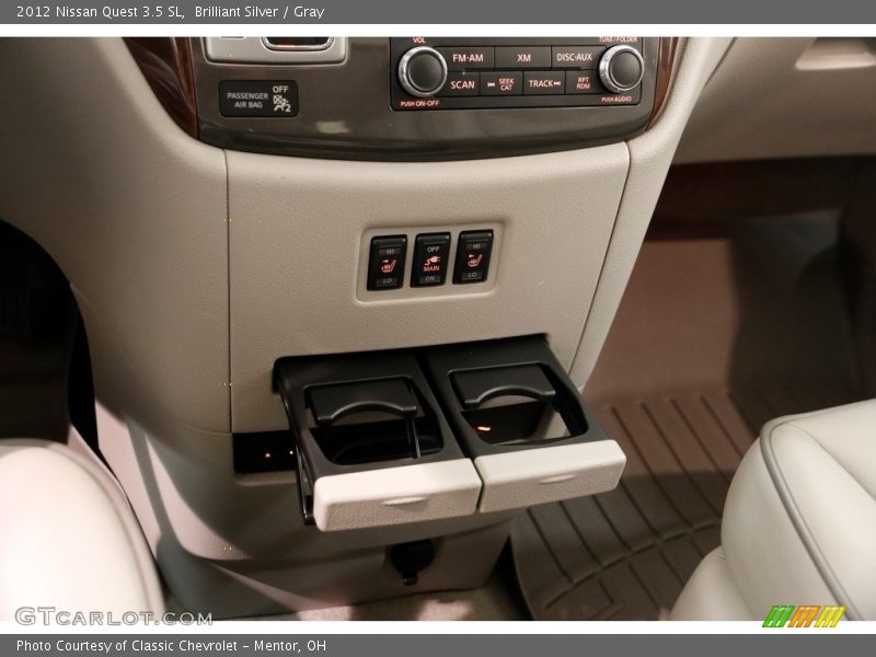 Brilliant Silver / Gray 2012 Nissan Quest 3.5 SL