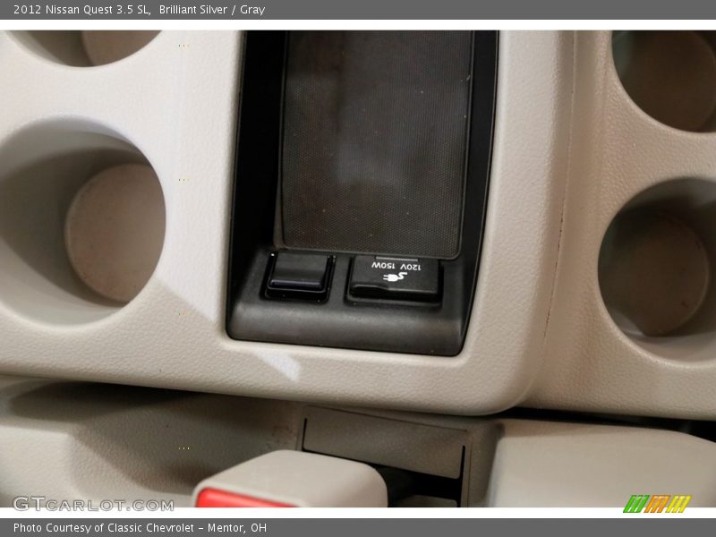 Brilliant Silver / Gray 2012 Nissan Quest 3.5 SL