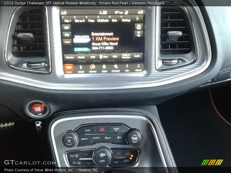 Octane Red Pearl / Demonic Red/Black 2019 Dodge Challenger SRT Hellcat Redeye Widebody