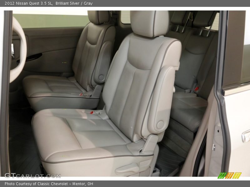Brilliant Silver / Gray 2012 Nissan Quest 3.5 SL