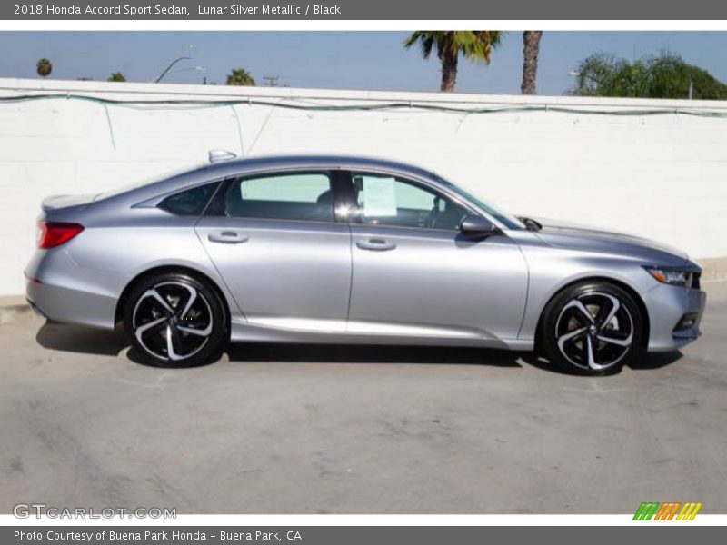 Lunar Silver Metallic / Black 2018 Honda Accord Sport Sedan