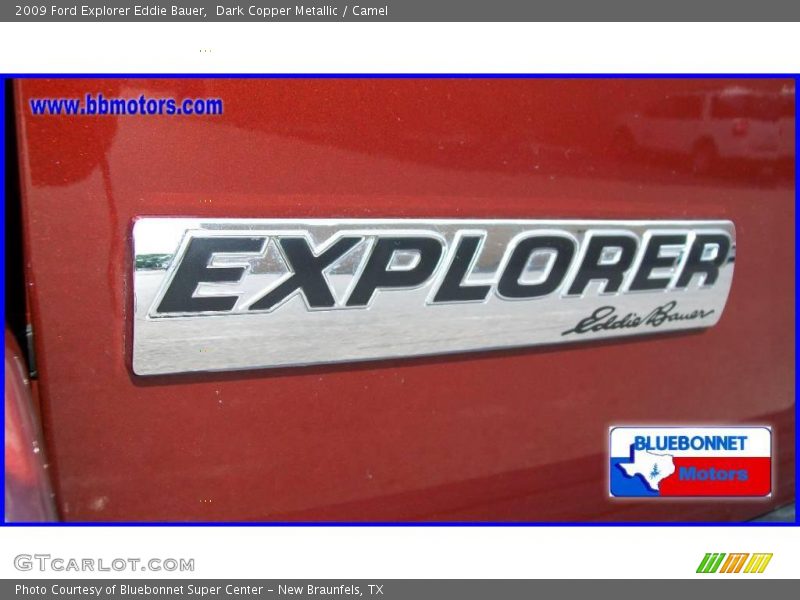 Dark Copper Metallic / Camel 2009 Ford Explorer Eddie Bauer