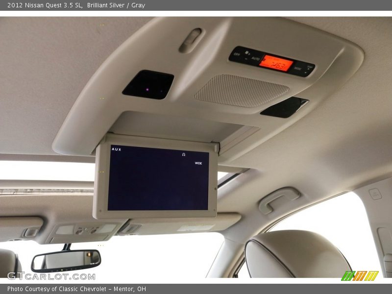 Brilliant Silver / Gray 2012 Nissan Quest 3.5 SL