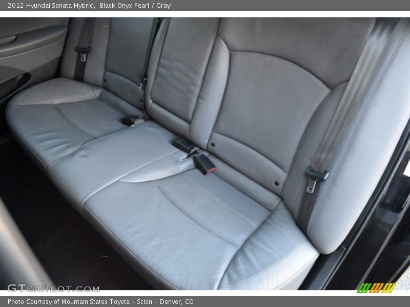 Black Onyx Pearl / Gray 2012 Hyundai Sonata Hybrid