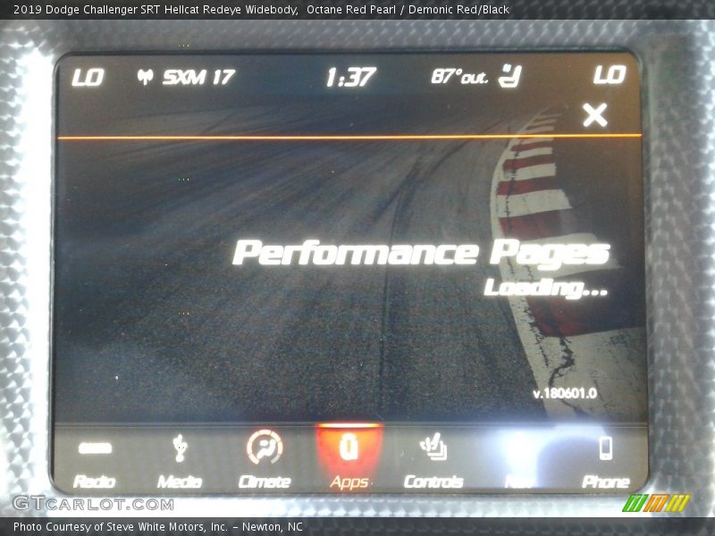 Octane Red Pearl / Demonic Red/Black 2019 Dodge Challenger SRT Hellcat Redeye Widebody