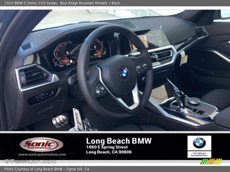 Blue Ridge Mountain Metallic / Black 2020 BMW 3 Series 330i Sedan