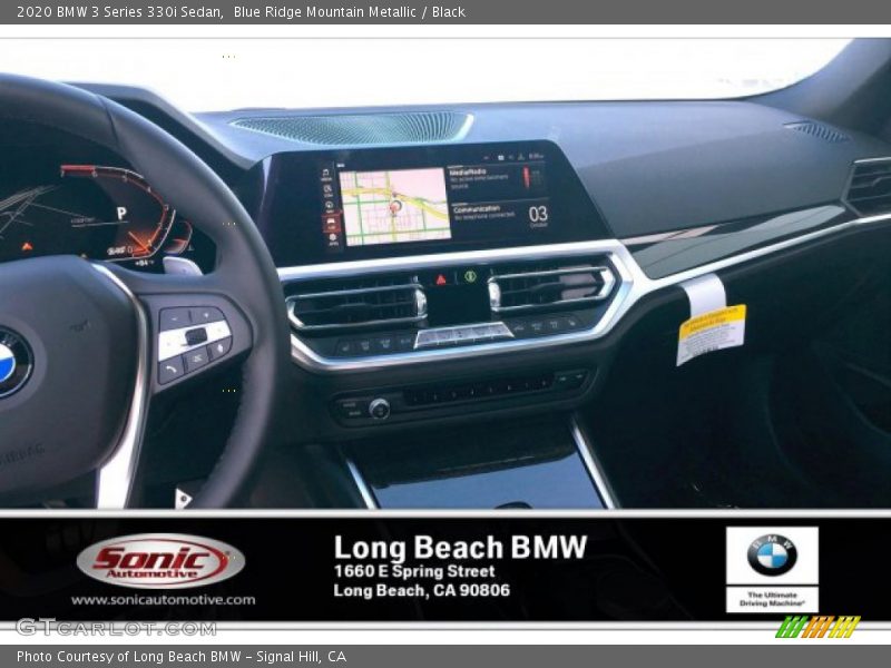 Blue Ridge Mountain Metallic / Black 2020 BMW 3 Series 330i Sedan