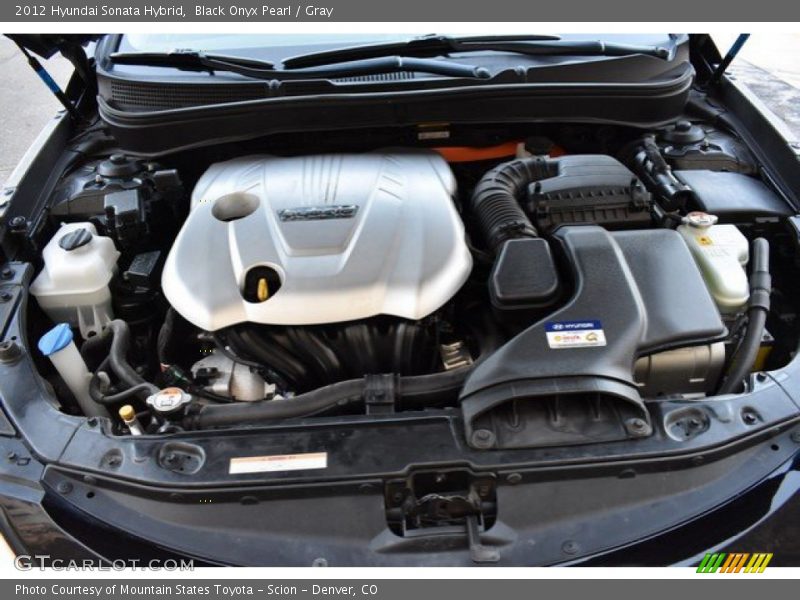 Black Onyx Pearl / Gray 2012 Hyundai Sonata Hybrid