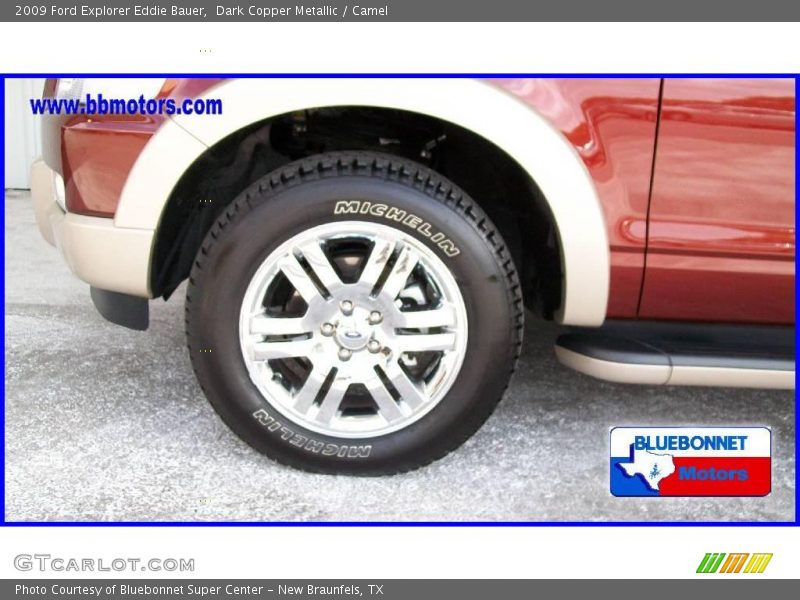 Dark Copper Metallic / Camel 2009 Ford Explorer Eddie Bauer