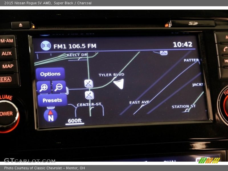 Super Black / Charcoal 2015 Nissan Rogue SV AWD