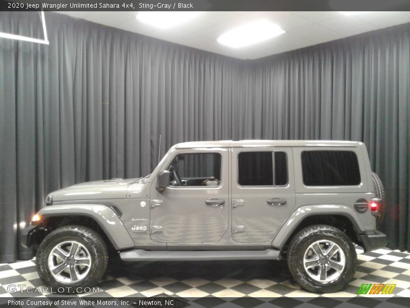 Sting-Gray / Black 2020 Jeep Wrangler Unlimited Sahara 4x4