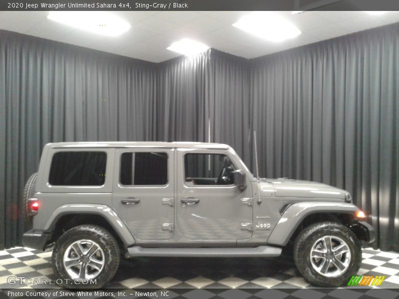 Sting-Gray / Black 2020 Jeep Wrangler Unlimited Sahara 4x4