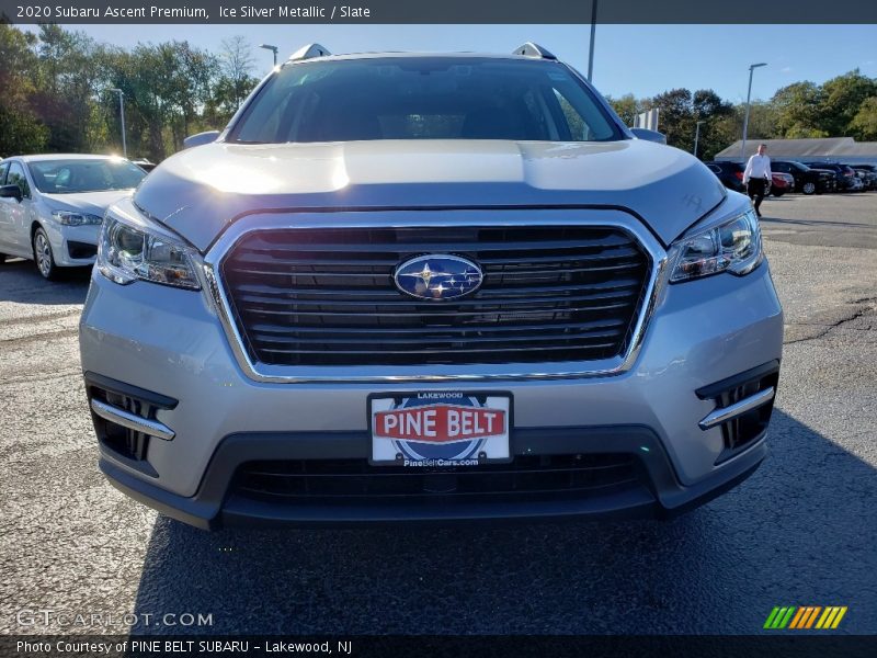 Ice Silver Metallic / Slate 2020 Subaru Ascent Premium
