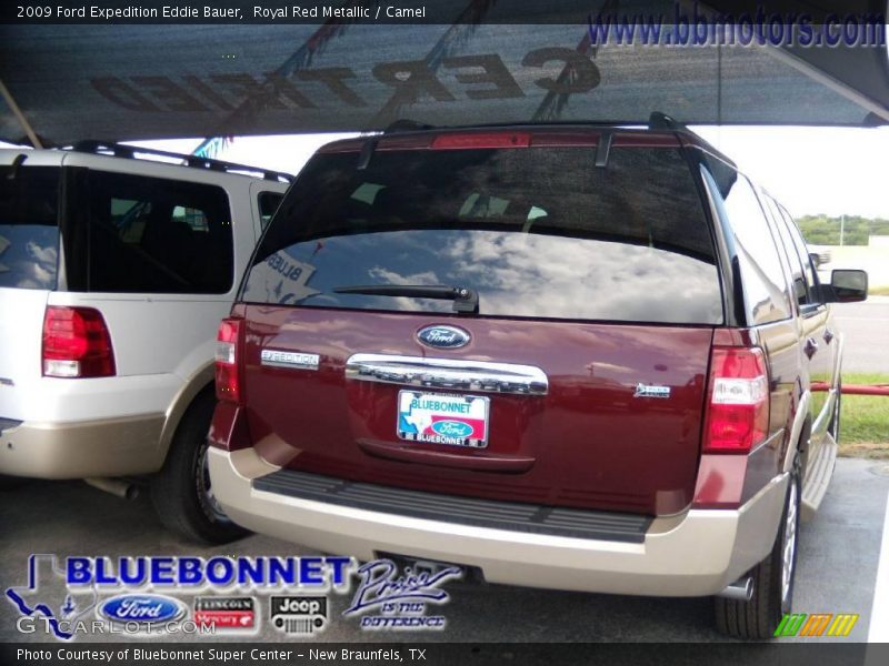 Royal Red Metallic / Camel 2009 Ford Expedition Eddie Bauer