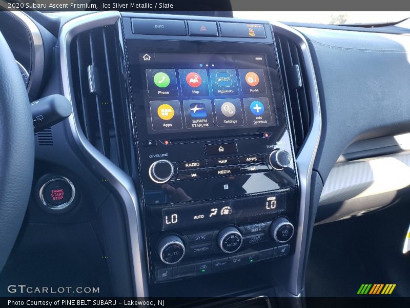 Ice Silver Metallic / Slate 2020 Subaru Ascent Premium