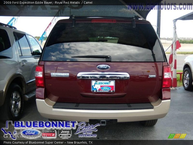 Royal Red Metallic / Camel 2009 Ford Expedition Eddie Bauer