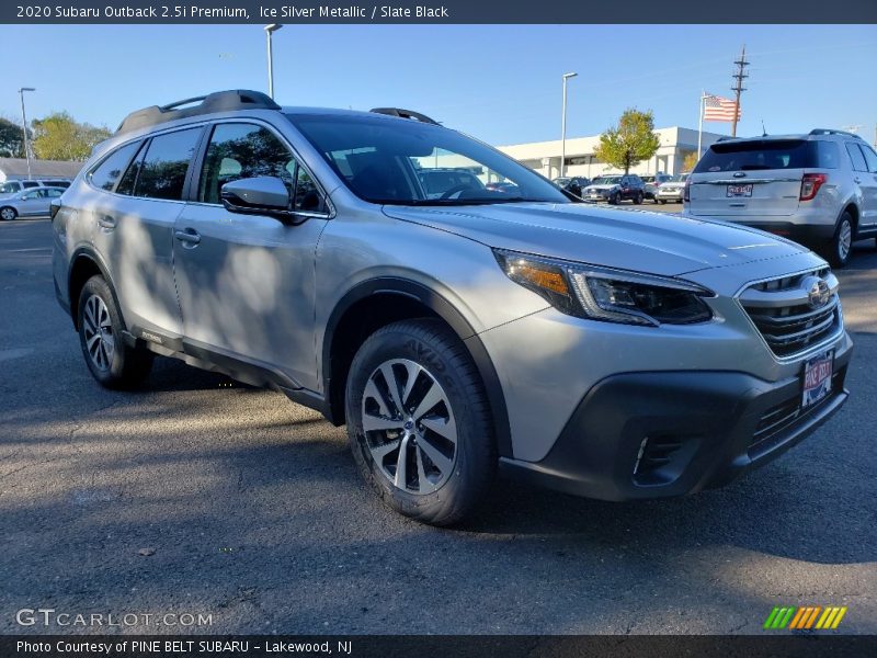 Ice Silver Metallic / Slate Black 2020 Subaru Outback 2.5i Premium