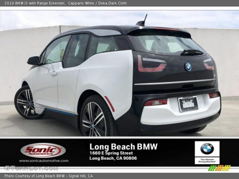 Capparis White / Deka Dark Cloth 2019 BMW i3 with Range Extender