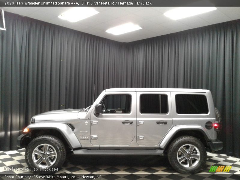 Billet Silver Metallic / Heritage Tan/Black 2020 Jeep Wrangler Unlimited Sahara 4x4