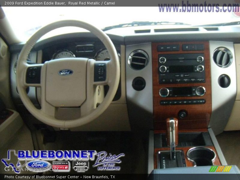 Royal Red Metallic / Camel 2009 Ford Expedition Eddie Bauer