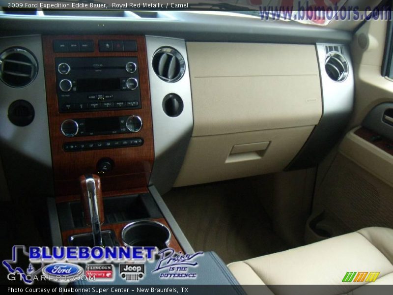 Royal Red Metallic / Camel 2009 Ford Expedition Eddie Bauer