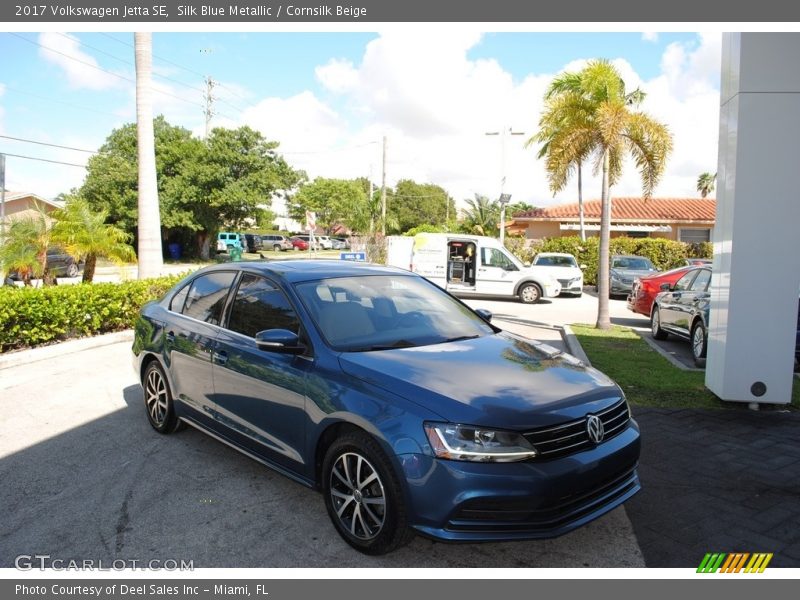 Silk Blue Metallic / Cornsilk Beige 2017 Volkswagen Jetta SE