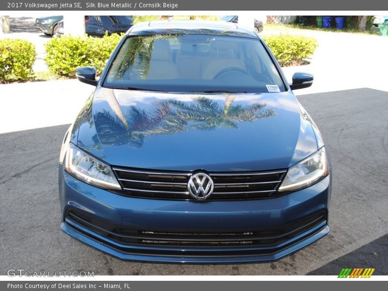 Silk Blue Metallic / Cornsilk Beige 2017 Volkswagen Jetta SE