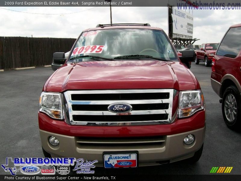 Sangria Red Metallic / Camel 2009 Ford Expedition EL Eddie Bauer 4x4