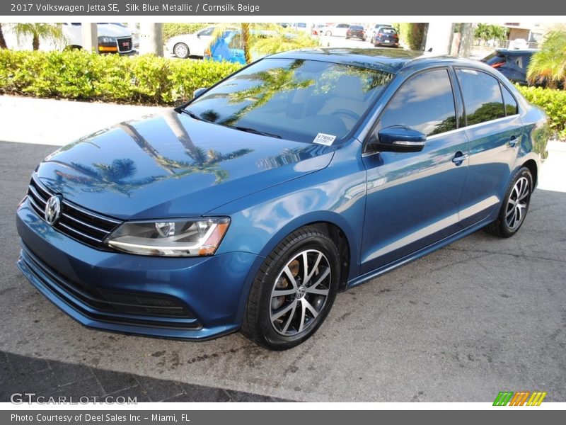 Silk Blue Metallic / Cornsilk Beige 2017 Volkswagen Jetta SE