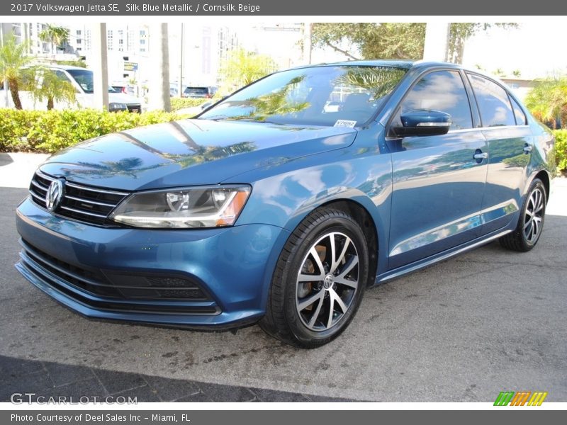 Silk Blue Metallic / Cornsilk Beige 2017 Volkswagen Jetta SE