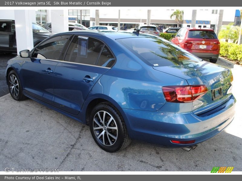 Silk Blue Metallic / Cornsilk Beige 2017 Volkswagen Jetta SE