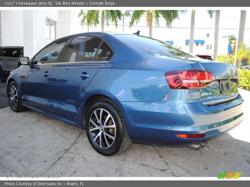 Silk Blue Metallic / Cornsilk Beige 2017 Volkswagen Jetta SE