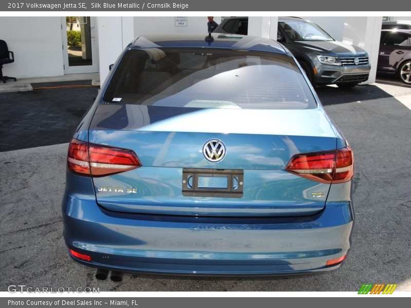 Silk Blue Metallic / Cornsilk Beige 2017 Volkswagen Jetta SE