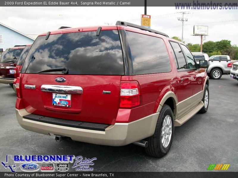 Sangria Red Metallic / Camel 2009 Ford Expedition EL Eddie Bauer 4x4