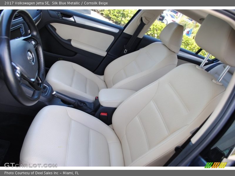 Silk Blue Metallic / Cornsilk Beige 2017 Volkswagen Jetta SE