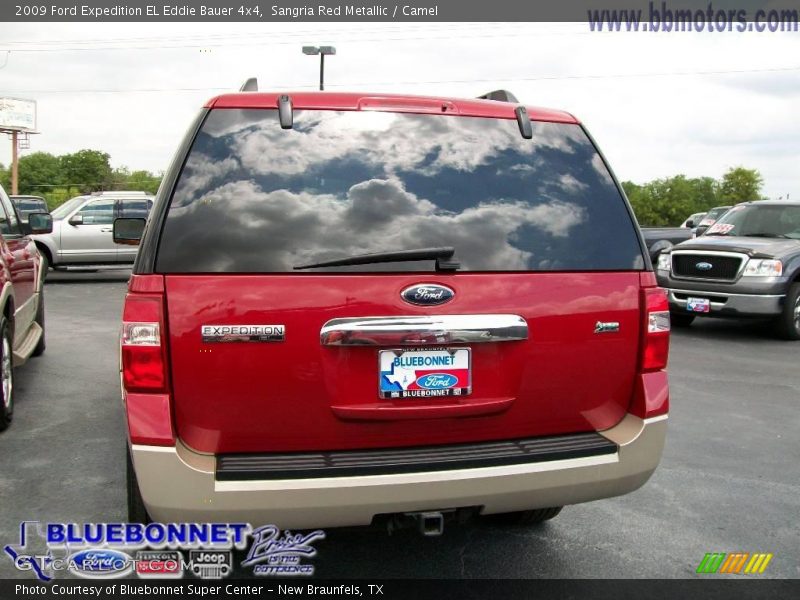 Sangria Red Metallic / Camel 2009 Ford Expedition EL Eddie Bauer 4x4