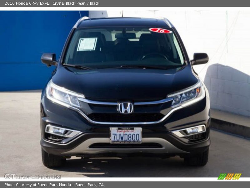 Crystal Black Pearl / Black 2016 Honda CR-V EX-L