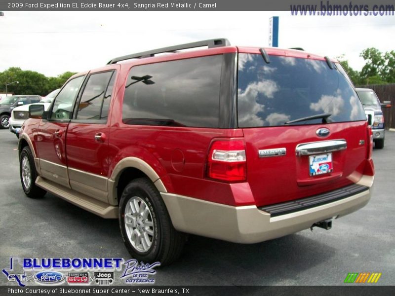 Sangria Red Metallic / Camel 2009 Ford Expedition EL Eddie Bauer 4x4