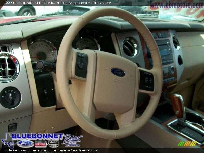 Sangria Red Metallic / Camel 2009 Ford Expedition EL Eddie Bauer 4x4