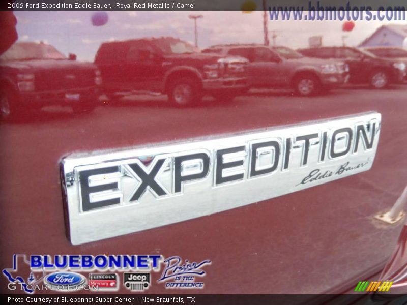 Royal Red Metallic / Camel 2009 Ford Expedition Eddie Bauer