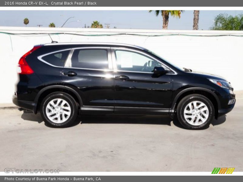 Crystal Black Pearl / Black 2016 Honda CR-V EX-L