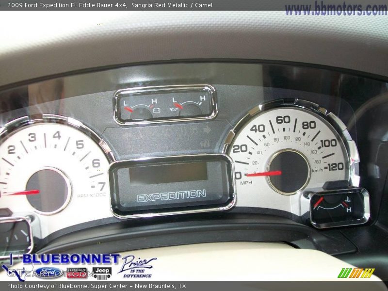 Sangria Red Metallic / Camel 2009 Ford Expedition EL Eddie Bauer 4x4