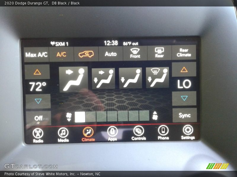 DB Black / Black 2020 Dodge Durango GT